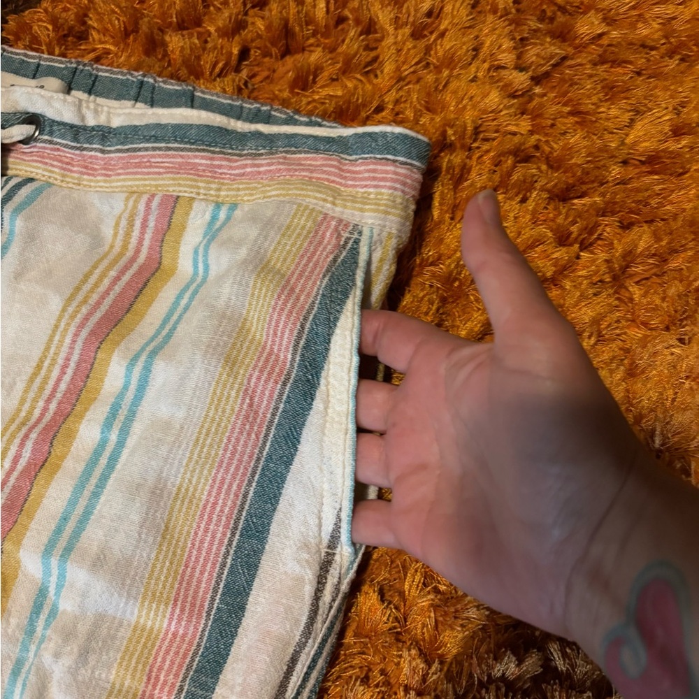 Per Se, Linen Blend, Striped, Pants - Picture 3 of 8